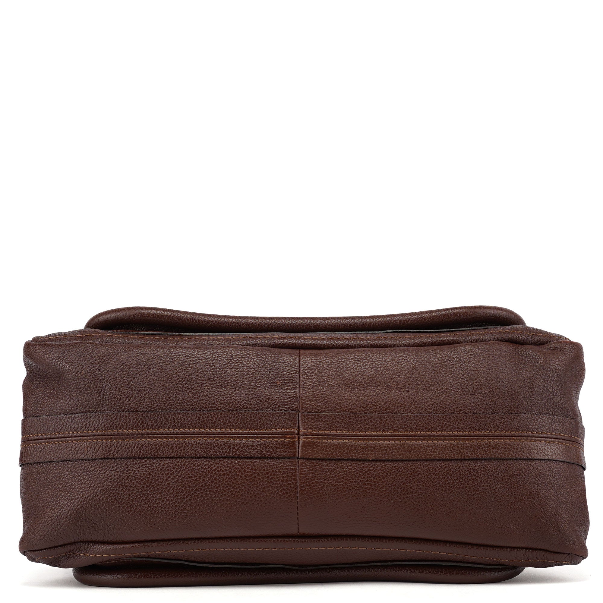 Chloé Brown Leather Paraty 2-Way Shoulder Bag