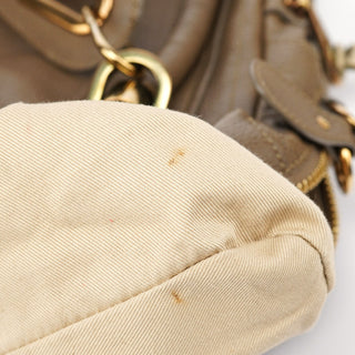 Chloé Brown Leather Paraty 2-Way Shoulder Bag