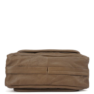 Chloé Brown Leather Paraty 2-Way Shoulder Bag