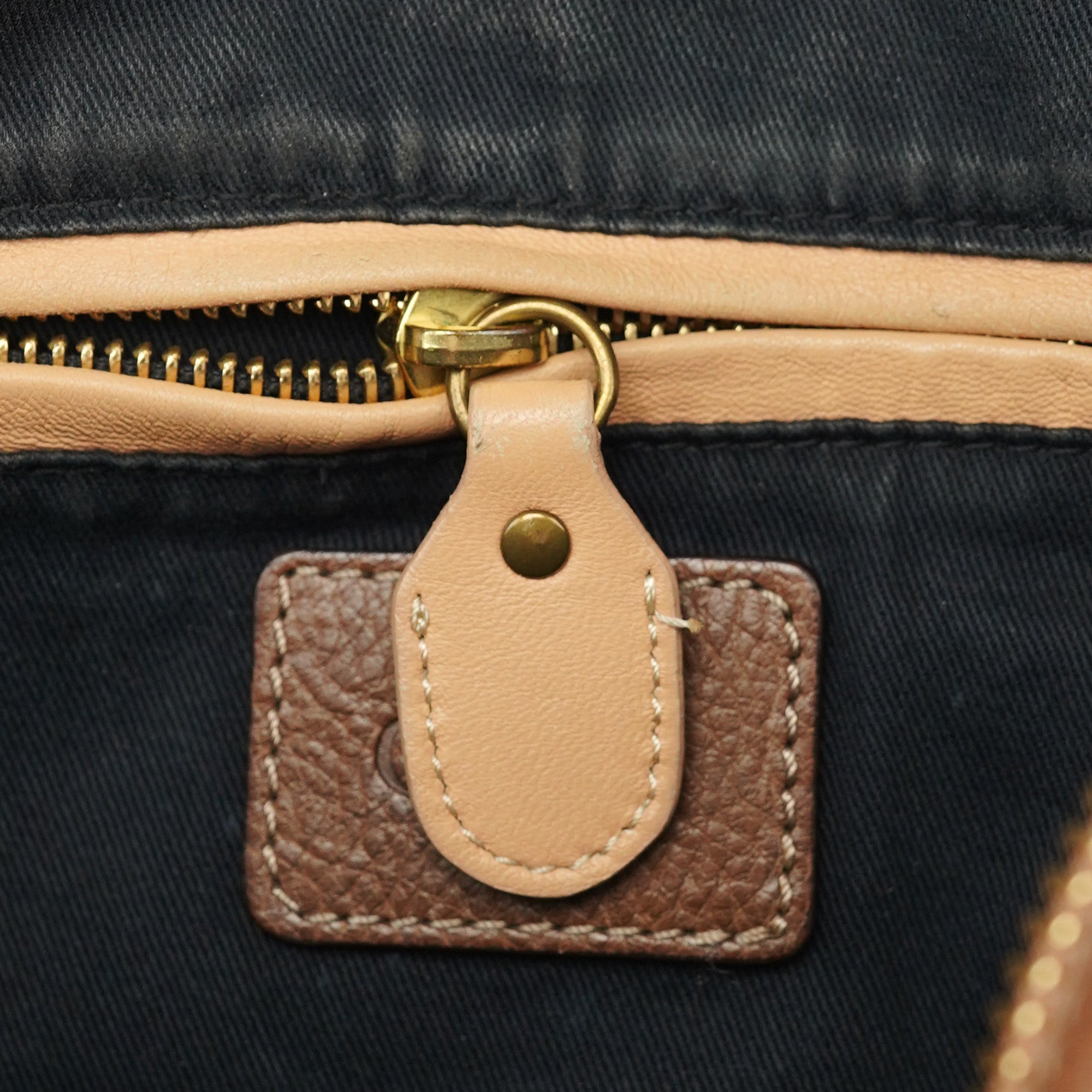 Chloé Paraty 2-Way Schultertasche aus braunem Leder