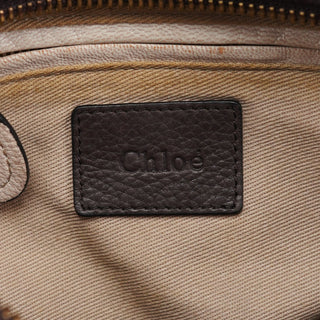Chloé Brown Leather Paraty 2-Way Shoulder Bag