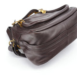Chloé Brown Leather Paraty 2-Way Shoulder Bag