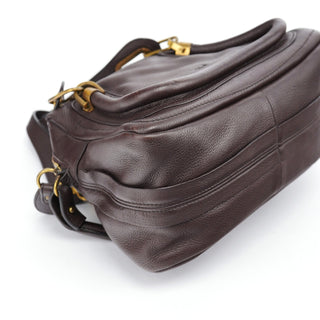 Chloé Brown Leather Paraty 2-Way Shoulder Bag