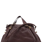 Chloé Brown Leather Paraty 2-Way Shoulder Bag