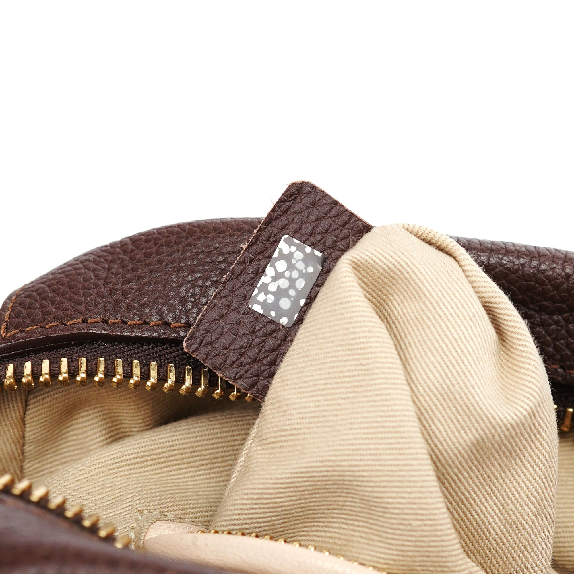 Chloé Sac deux portés Paraty en cuir marron