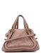 Chloé Brown Leather Paraty 2-Way Shoulder Bag