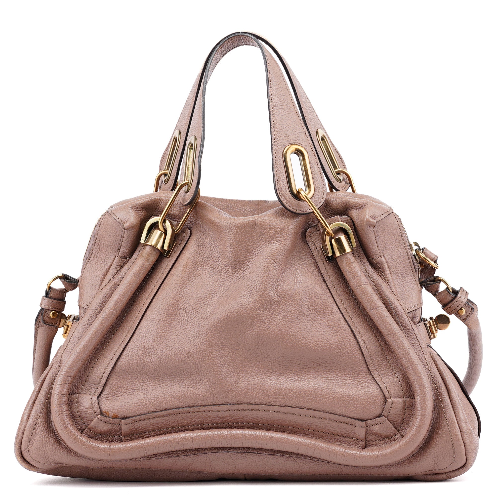 Chloé Borsa a spalla Paraty in pelle marrone