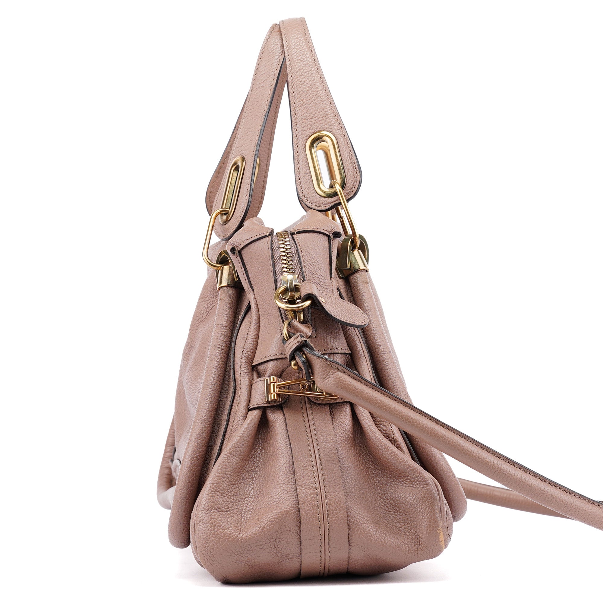 Chloé Borsa a spalla Paraty in pelle marrone