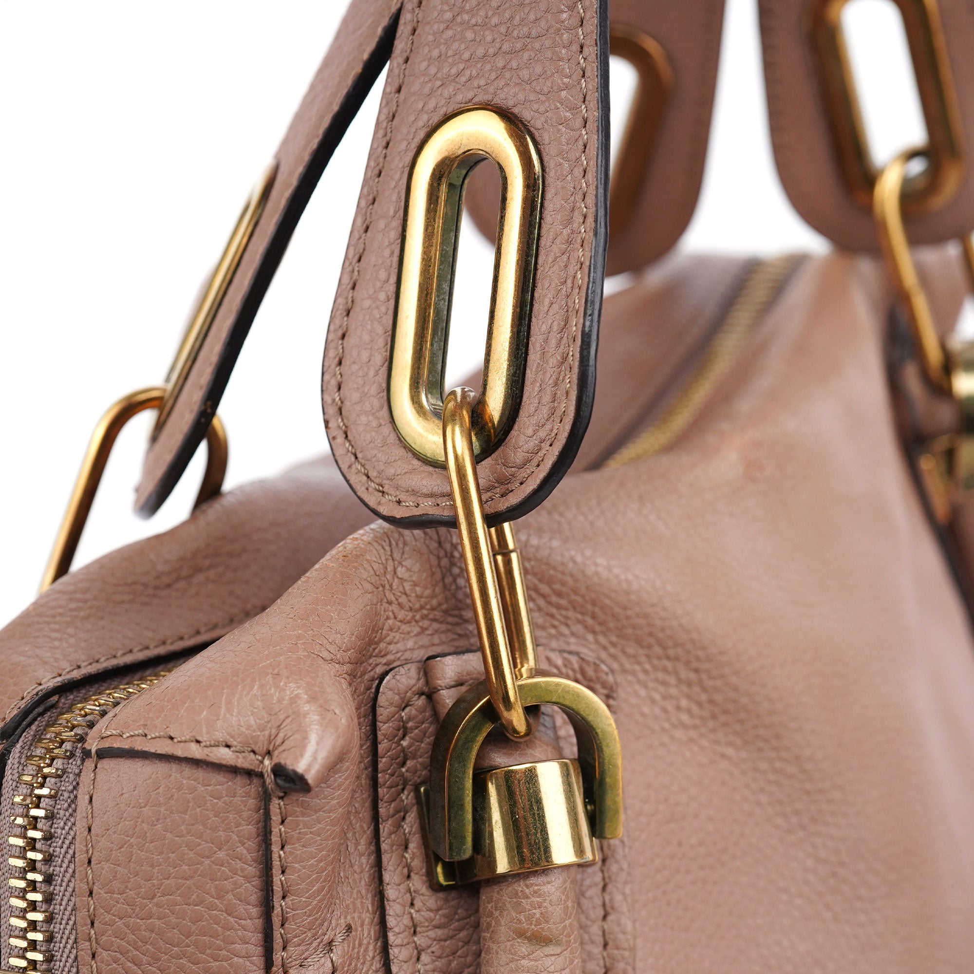 Chloé Borsa a spalla Paraty in pelle marrone