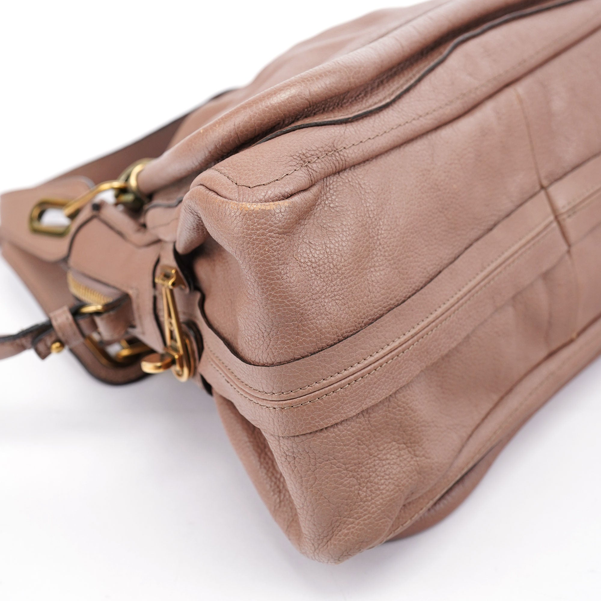 Chloé Borsa a spalla Paraty in pelle marrone