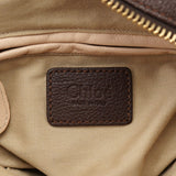 Chloé Brown Leather Paraty Tote Bag