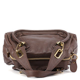 Chloé Brown Leather Paraty Tote Bag