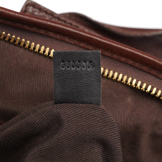 Chloe Brown Leather Pocket Tote Bag