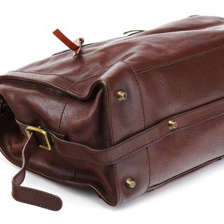 Chloe Brown Leather Pocket Tote Bag