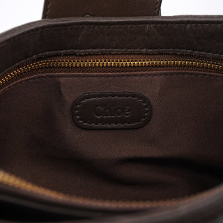 Chloe Brown Leather Shoulder Bag