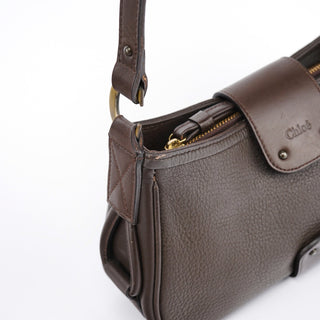 Chloe Brown Leather Shoulder Bag