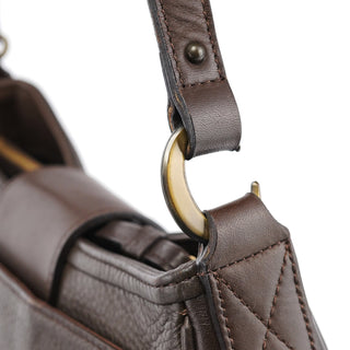 Chloe Brown Leather Shoulder Bag