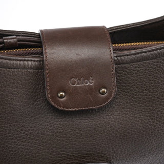 Chloe Brown Leather Shoulder Bag