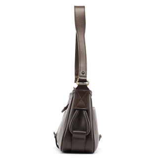 Chloe Brown Leather Shoulder Bag
