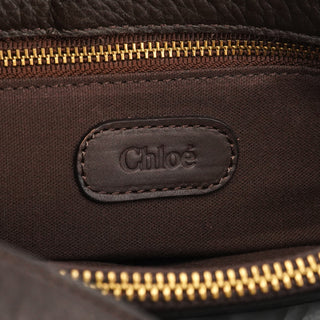 Chloe Brown Leather Shoulder Bag