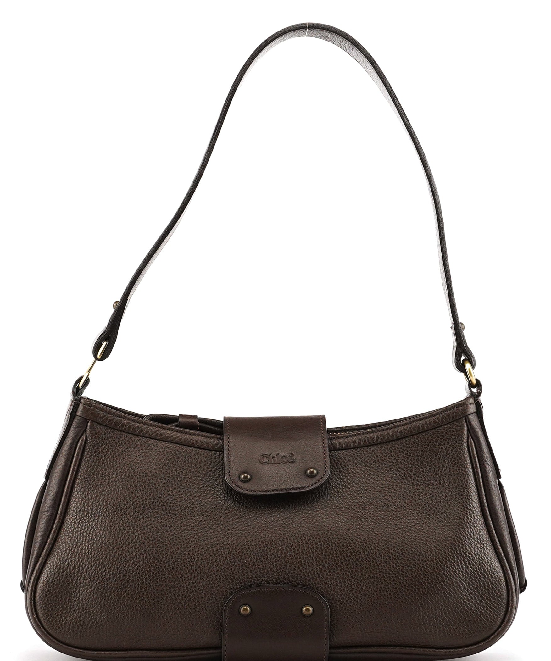 Chloe Brown Leather Shoulder Bag