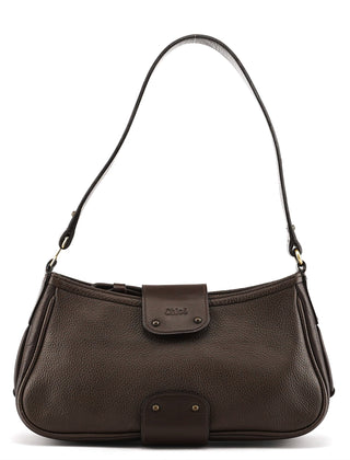 Chloe Brown Leather Shoulder Bag