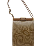 Chloé Brown Leather Studded Mini Bag
