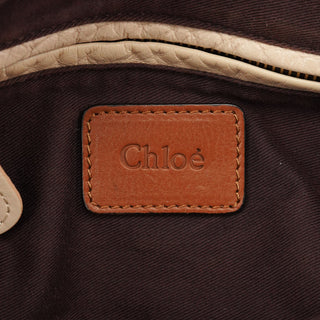 Chloe Brown Leather Tassel Paraty 2-Way Bag