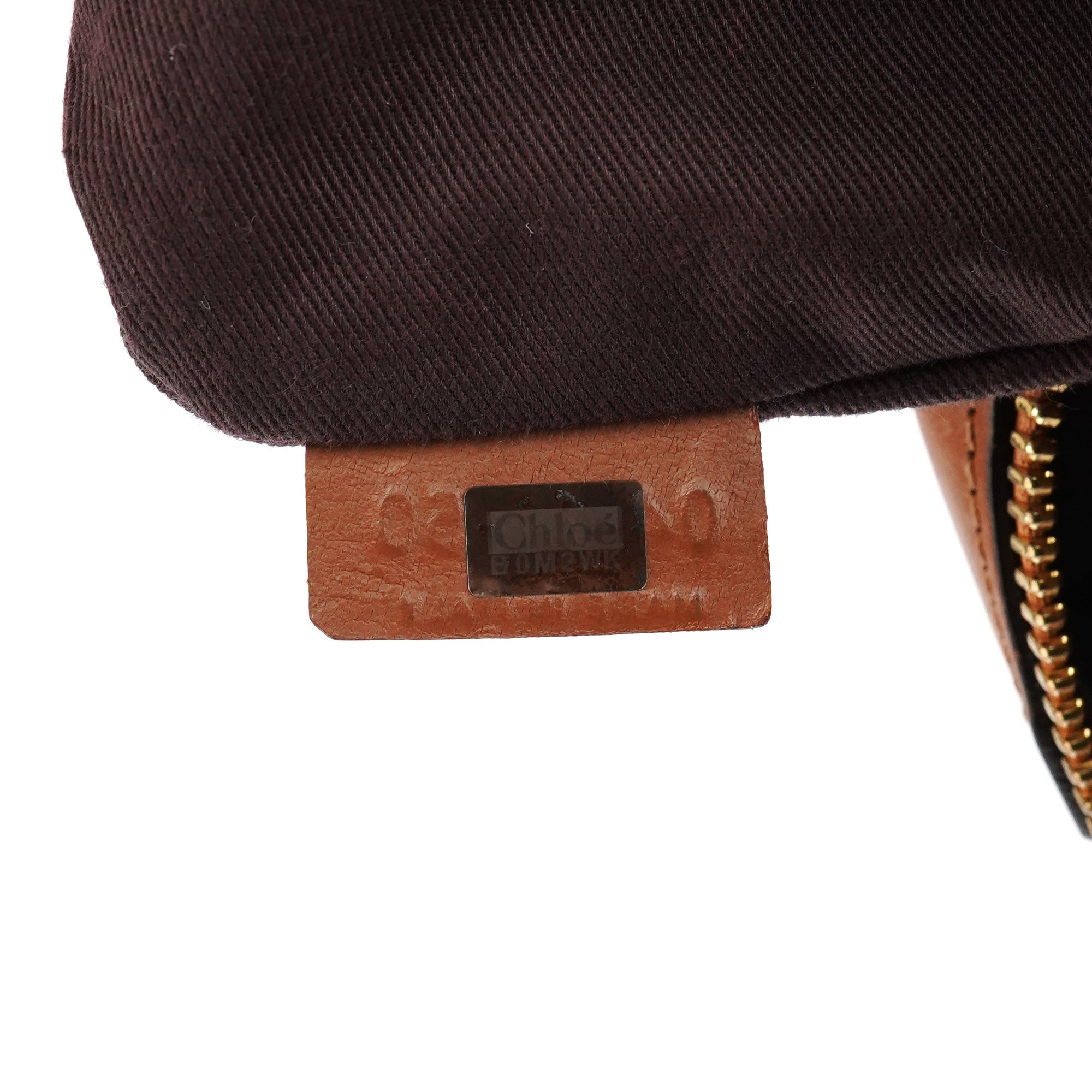 Chloé Paraty 2-Way Tasche aus braunem Leder mit Quaste