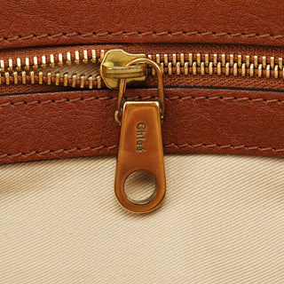 Chloé Brown Leather Tote Bag