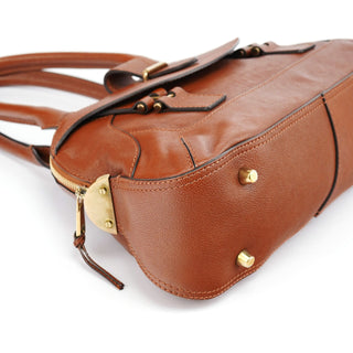 Chloé Brown Leather Tote Bag