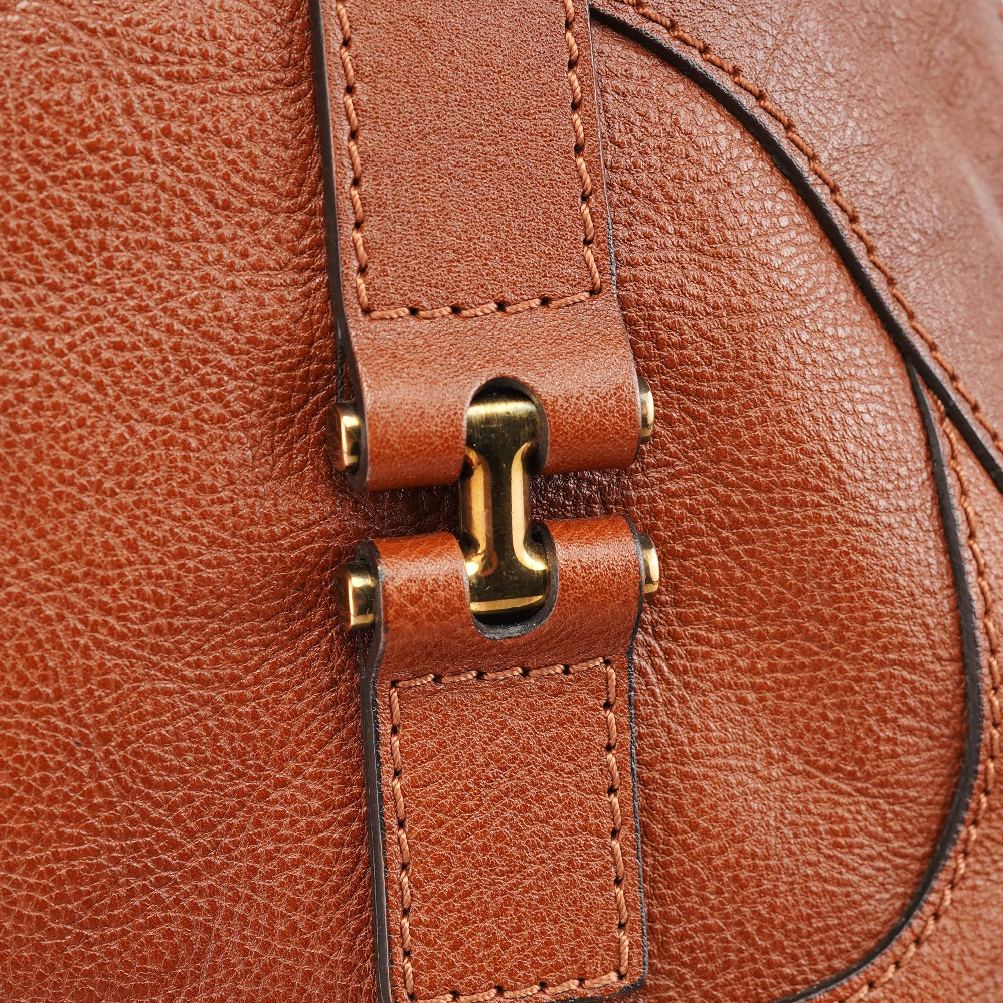 Chloé Brown Leather Tote Bag