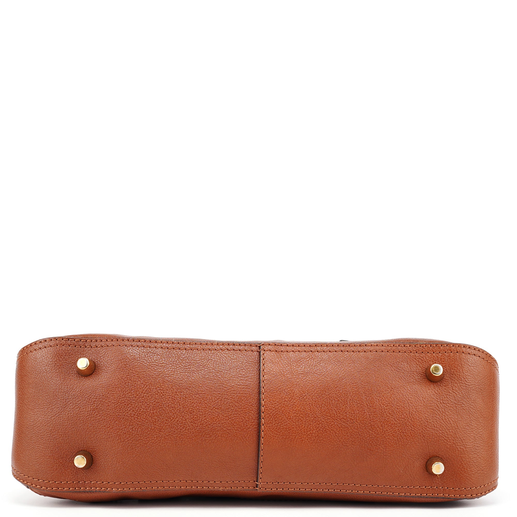 Chloé Brown Leather Tote Bag