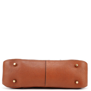 Chloé Brown Leather Tote Bag