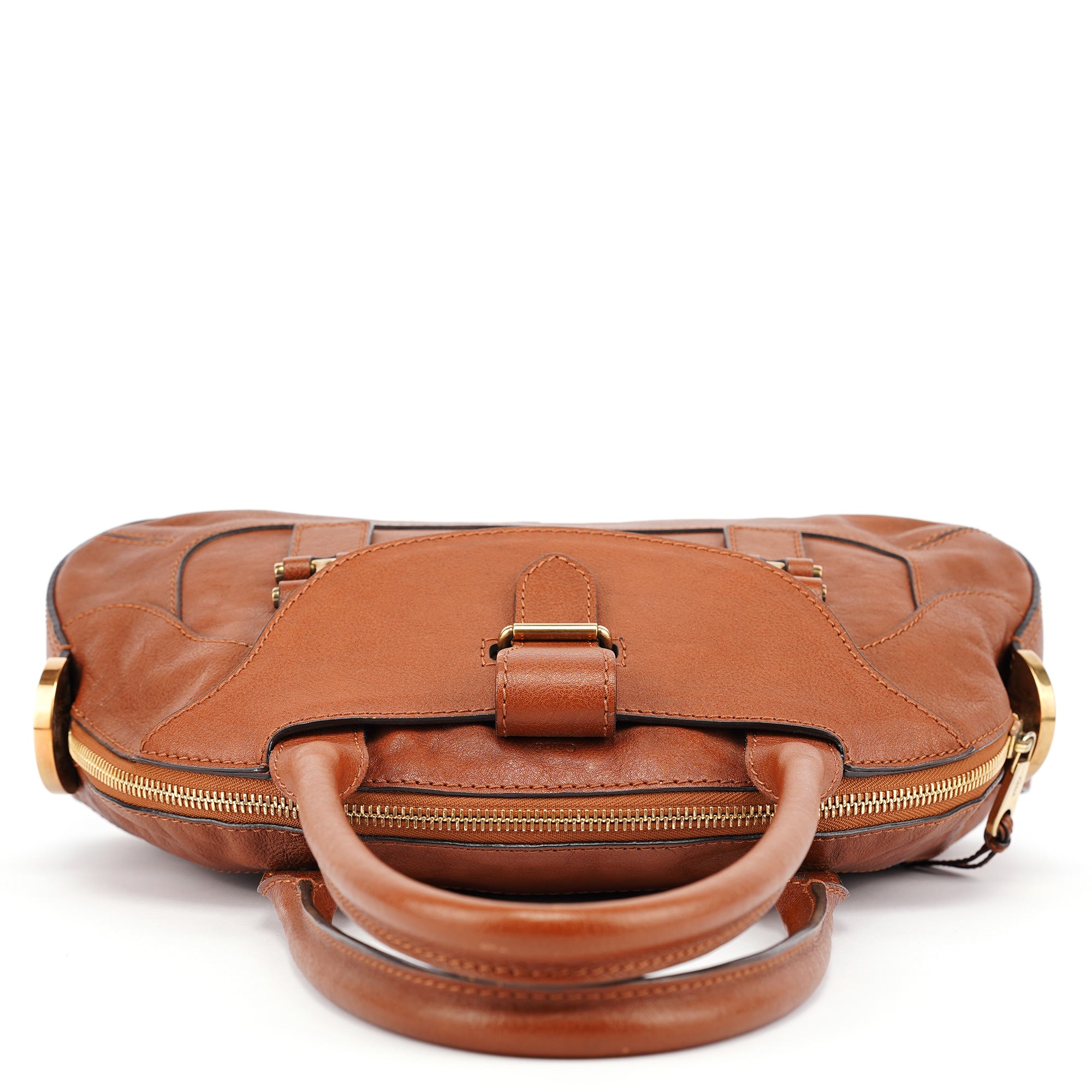 Chloé Brown Leather Tote Bag