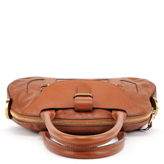 Chloé Brown Leather Tote Bag