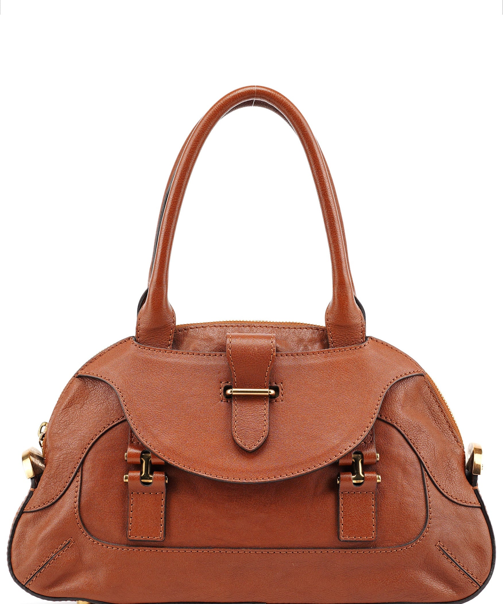 Chloé Brown Leather Tote Bag