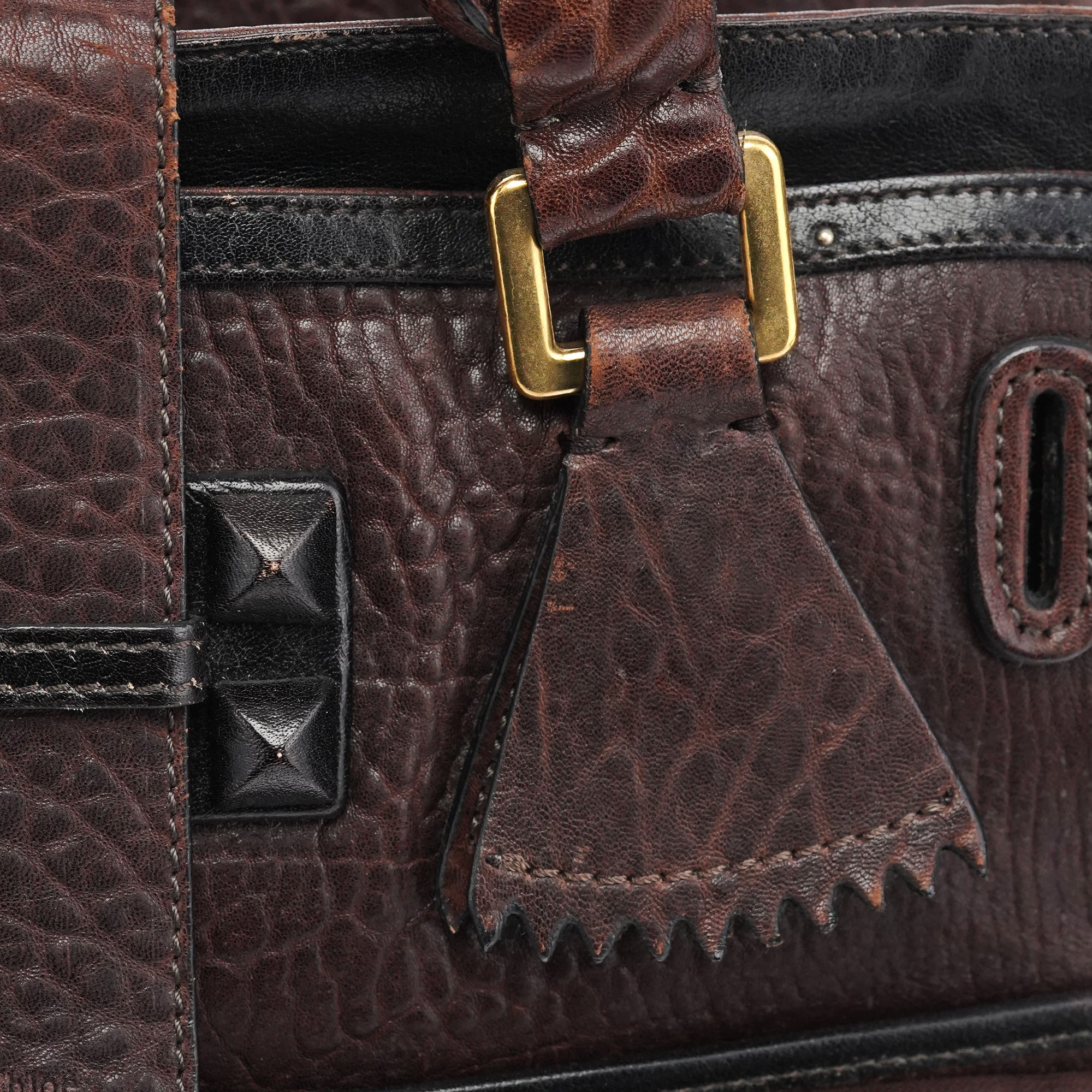 Chloe Brown Leather Tote Bag