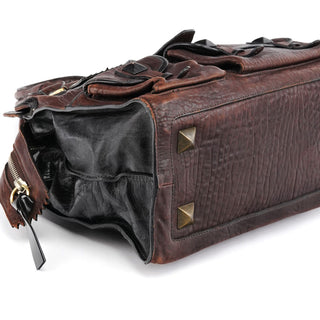 Chloe Brown Leather Tote Bag