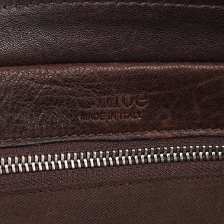 Chloe Brown Leather Tote Bag