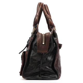 Chloe Brown Leather Tote Bag