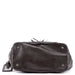 Chloe Brown Leather Zippered Shoulder Bag