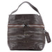 Chloe Brown Leather Zippered Shoulder Bag