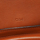Chloé Paraty 2-Way Schultertasche aus Leder in Braun und Marineblau