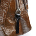 Chloe Brown Patent Leather Bay Tote Bag