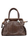 Chloe Brown Patent Leather Bay Tote Bag