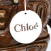 Chloé Brown Patent Leather Pocket Tote Bag