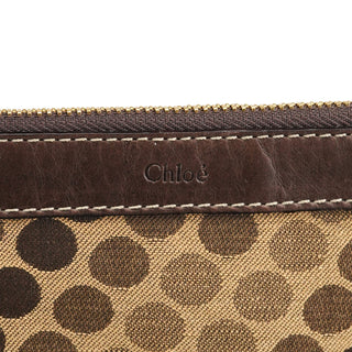 Chloe Brown Polkadot Horse Crossbody Bag
