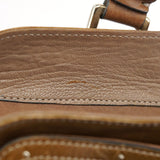 Chloé Brown Studded Leather Tote Bag