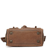 Chloé Brown Studded Leather Tote Bag